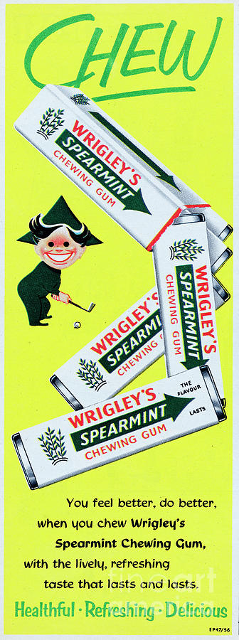 Elf Photograph - Wrigleys Spearmint Chewing Gum #5 by Picture Post