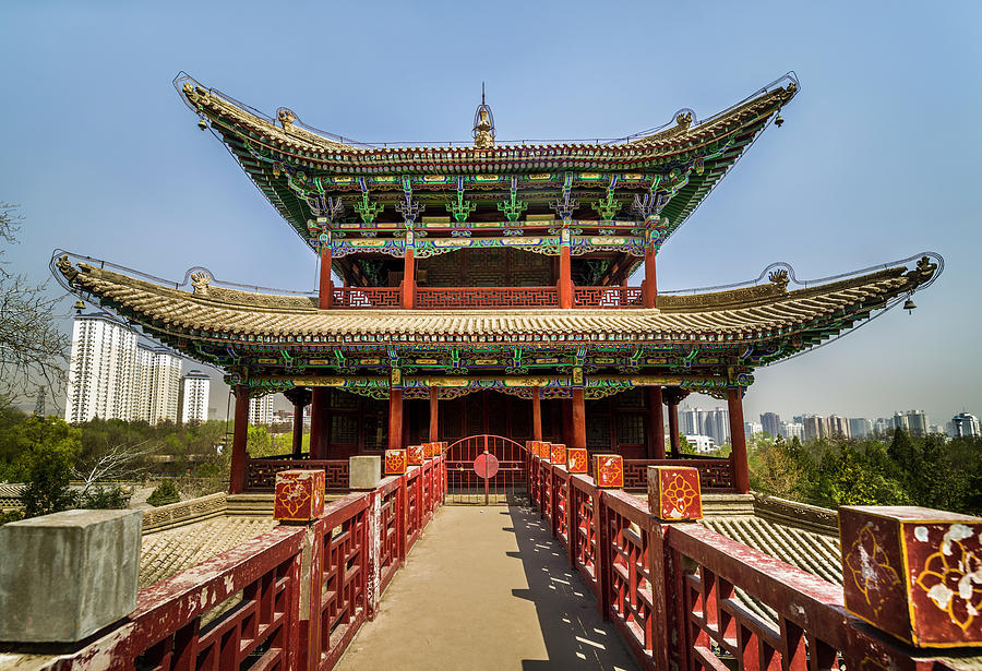 Wuquanshan Park Lanzhou Gansu China #5 Photograph by Adam Rainoff