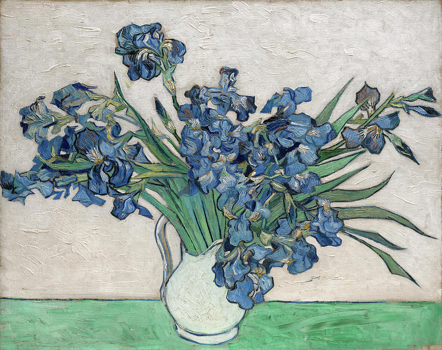 Irises. #50 Painting by Vincent Van Gogh