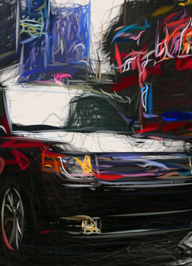 Ford Flex Drawing Digital Art by CarsToon Concept - Fine Art America