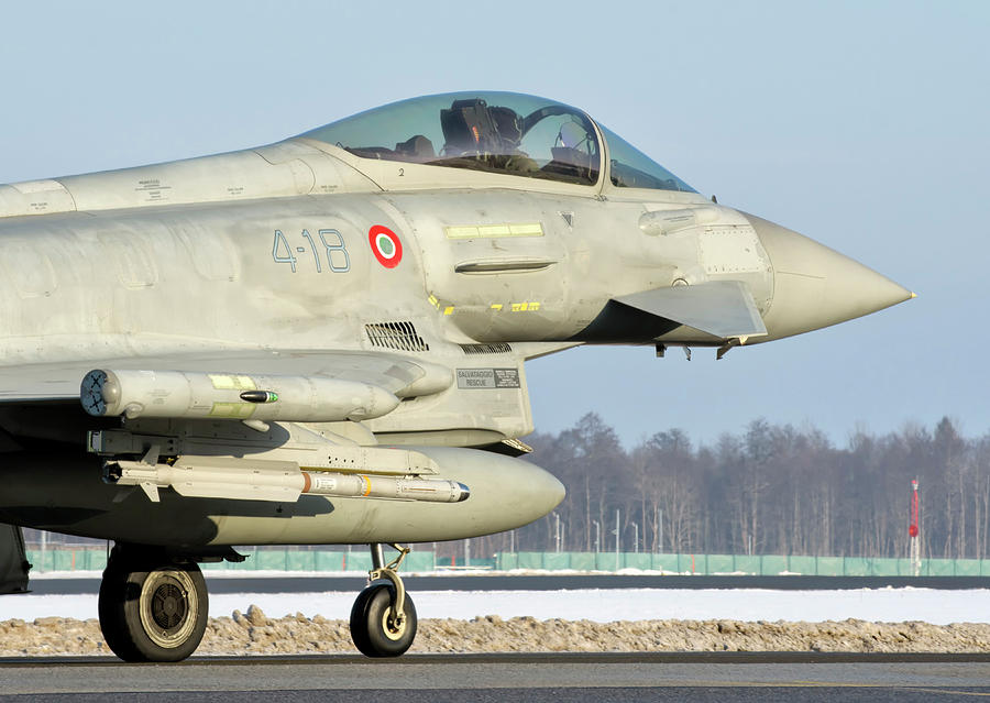 Italian Air Force Eurofighter Typhoon #51 Photograph by Giovanni Colla