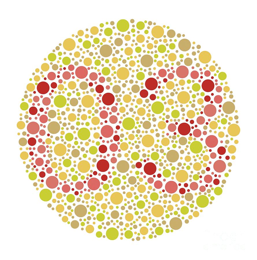 Colour Blindness Test Chart Photograph By Chongqing Tumi Technology Ltd 