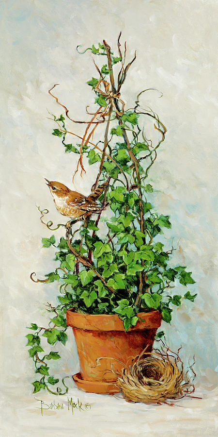 Wildlife Painting - 5269 Spring Nesting I by Barbara Mock
