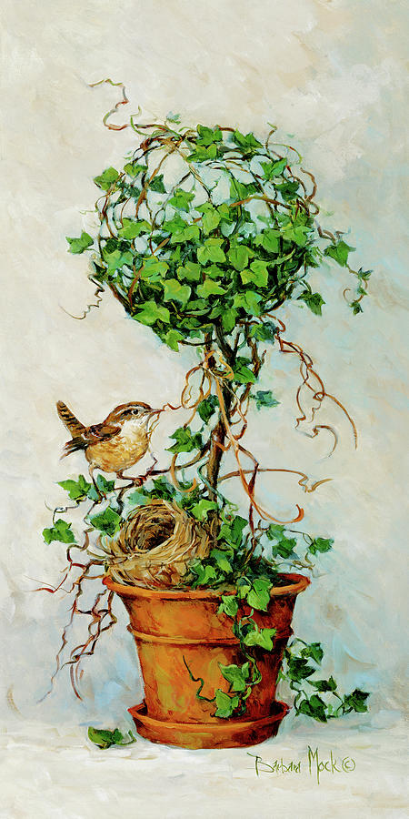 Wildlife Painting - 5271 Spring Nesting II by Barbara Mock