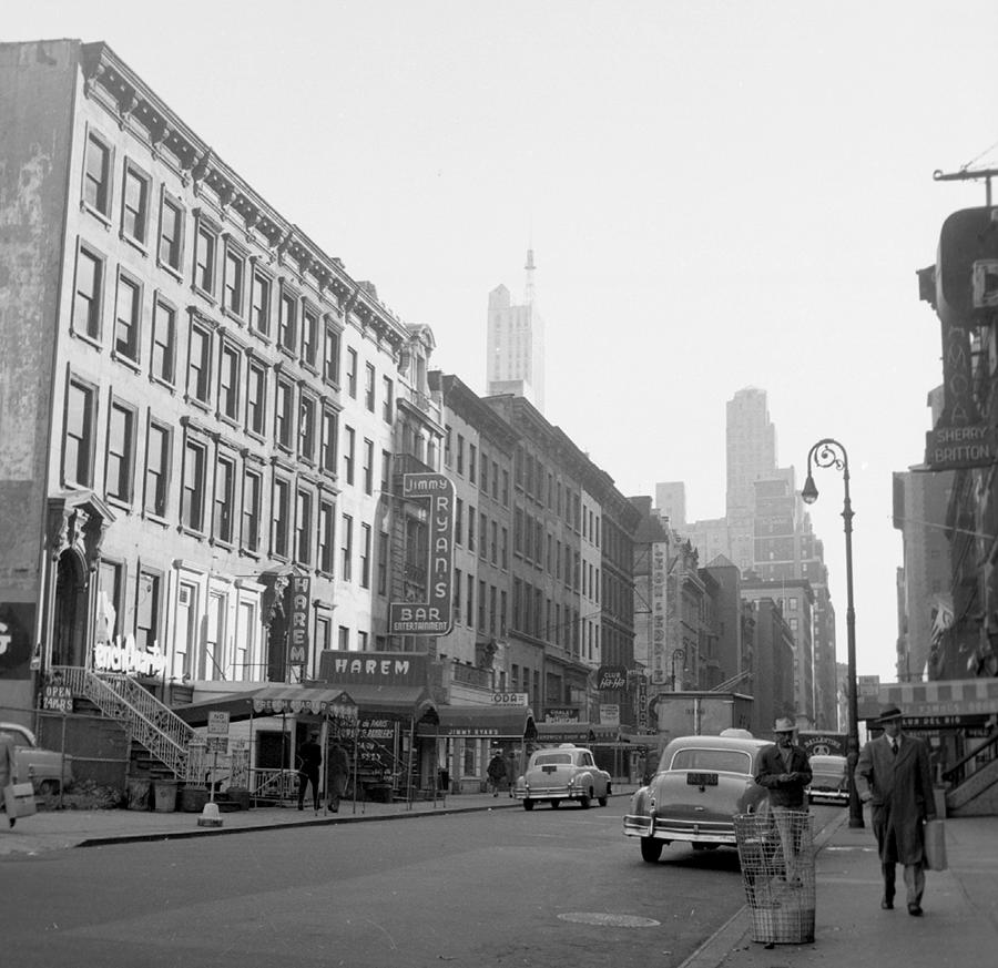 52nd St. In Daylight Photograph by New York Daily News Archive