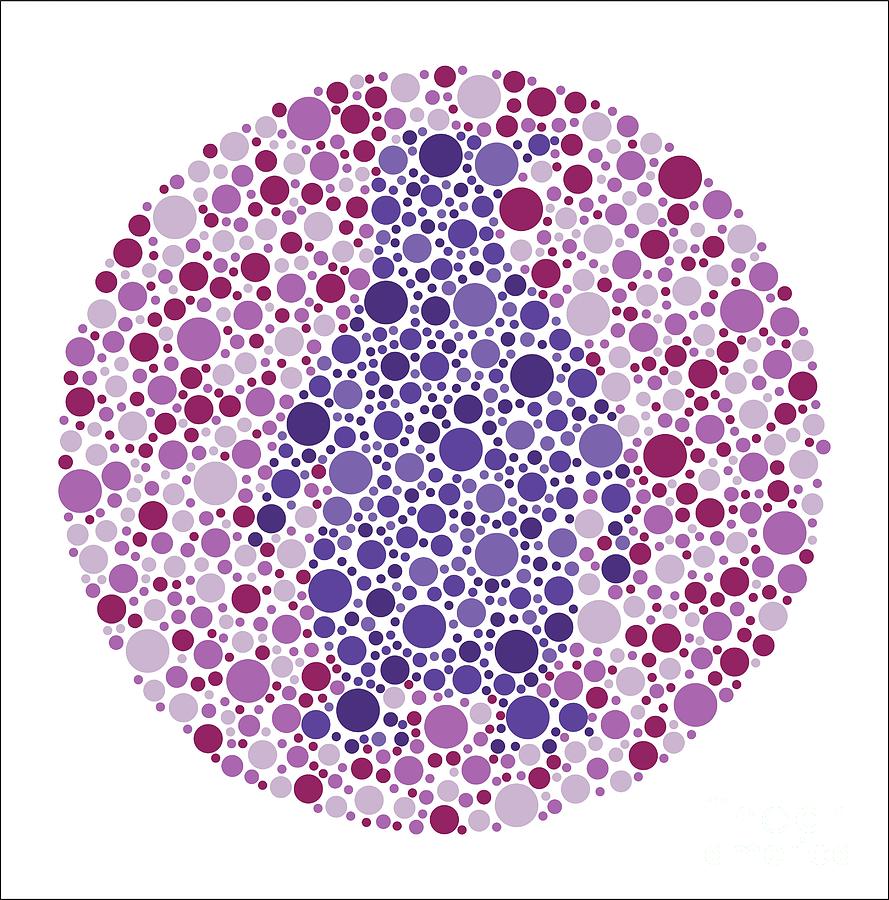 Colour Blindness Test Chart #557 Photograph by Chongqing Tumi ...