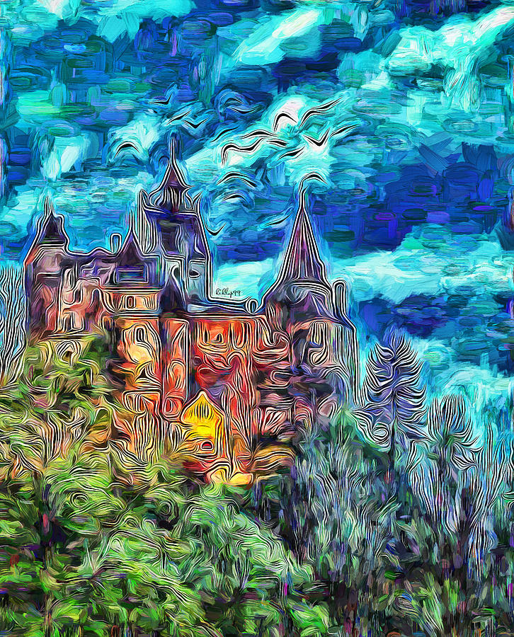 56 of 100 SPECIAL DISCOUNT castle Painting by Nenad Vasic