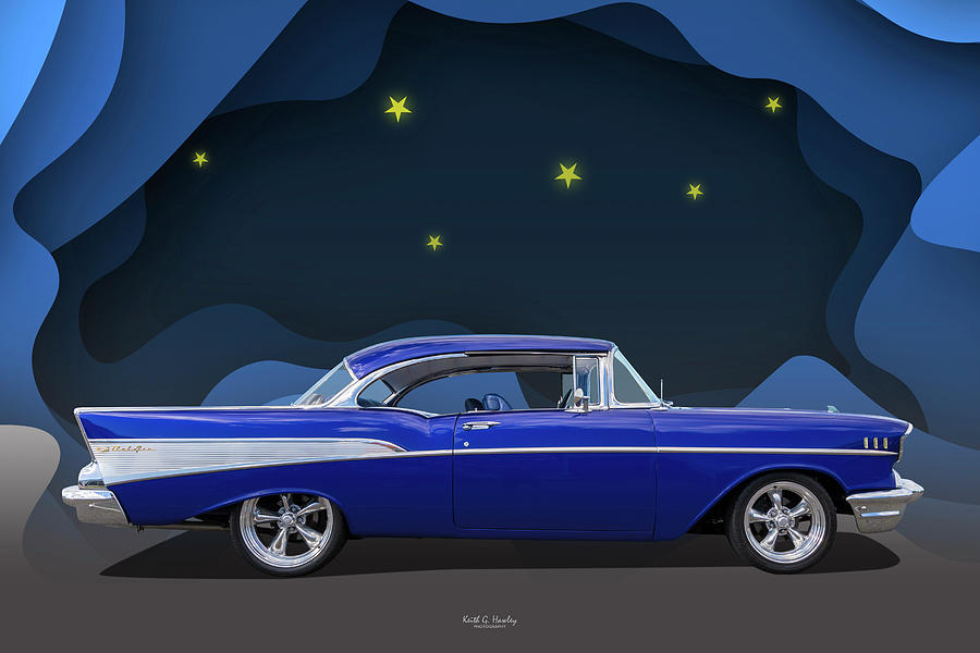 57 Bel Air Photograph by Keith Hawley