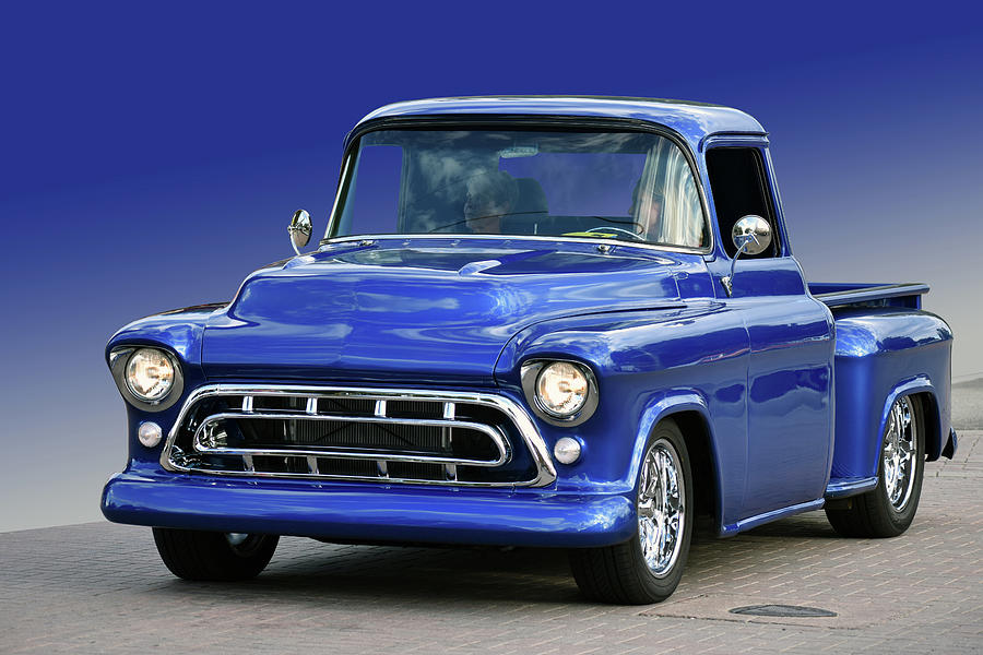57 Chevy Pickup Photograph by Bill Dutting
