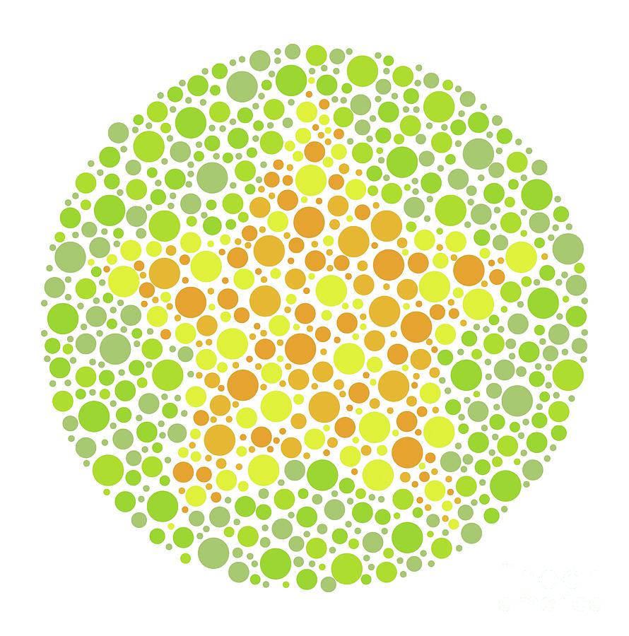 Colour Blindness Test Chart Photograph by Chongqing Tumi Technology Ltd ...