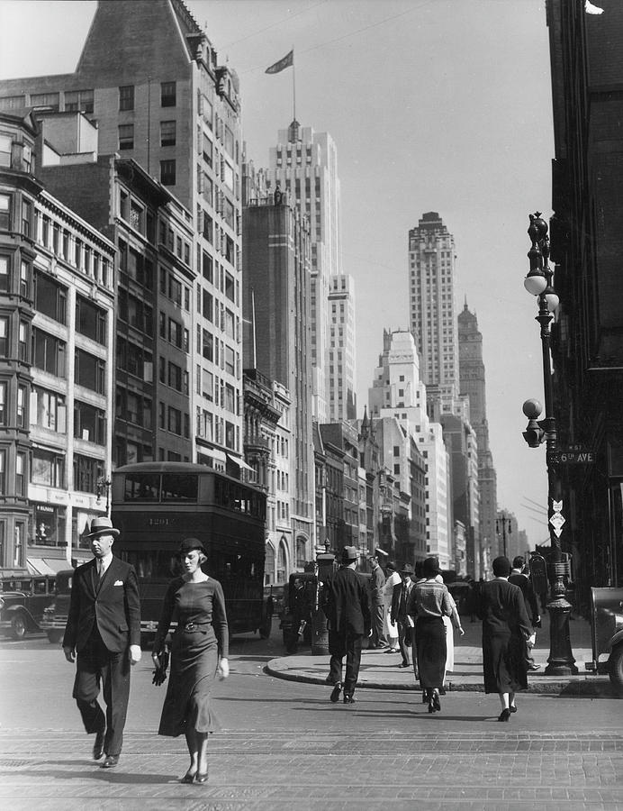 57th Street Photograph by The New York Historical Society