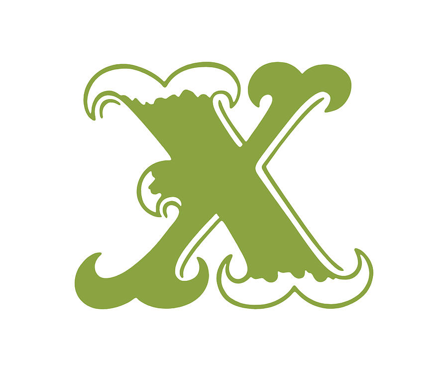 X Drawing by CSA Images Fine Art America