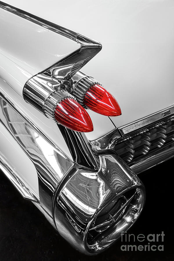 59 Cadillac Taillights #59 Photograph by Dennis Hedberg