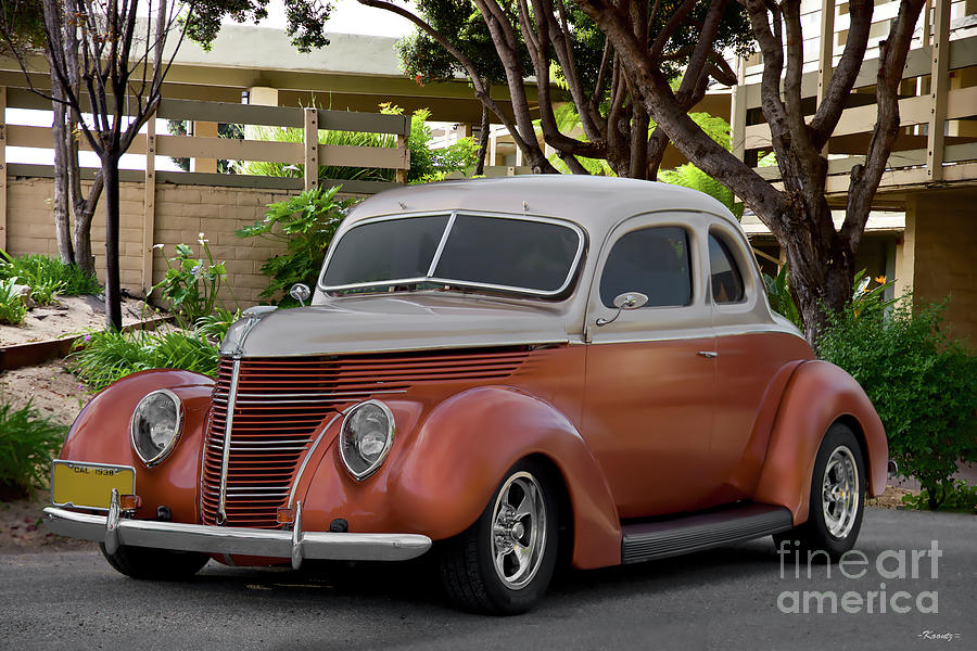 1938 Ford Deluxe Coupe Photograph by Dave Koontz - Pixels