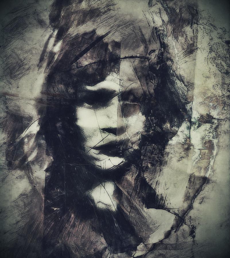 Charcoal Photograph - A Quiet Darkness (portrait) #6 by Dalibor Davidovic