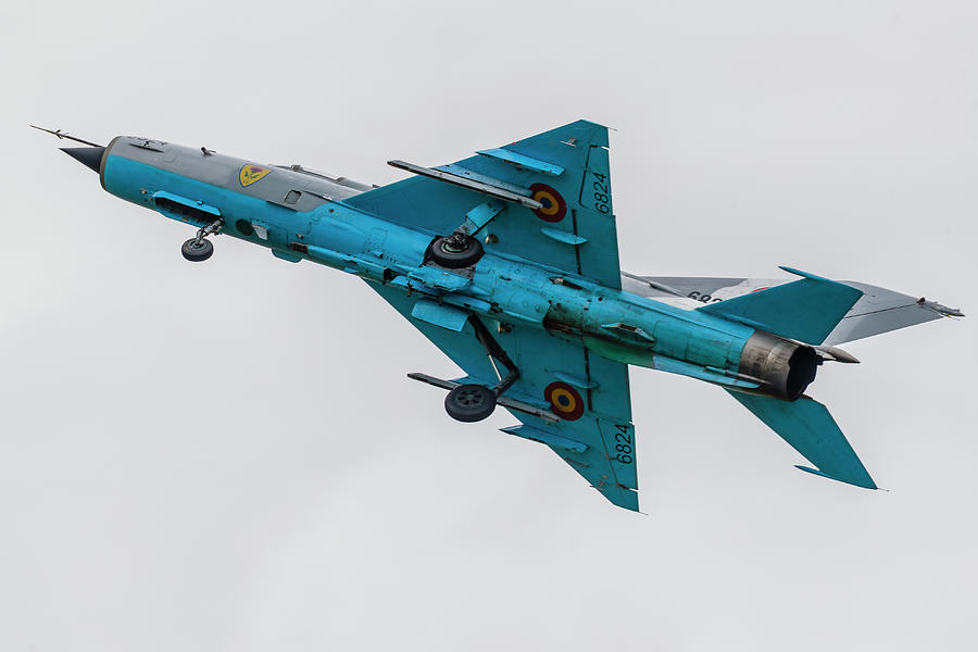 A Romanian Air Force Mig-21 Lancer #6 Photograph by Rob Edgcumbe