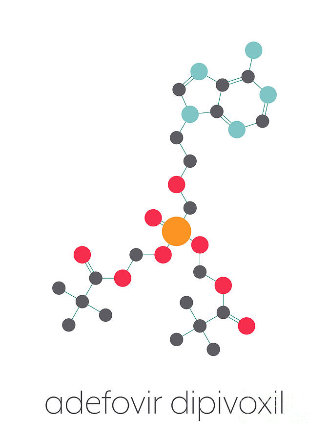 Adefovir Dipivoxil Hepatitis B And Hsv Drug Photograph By Molekuul ...