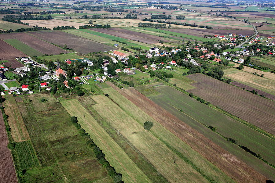 Aerial Photo Of Farmland #6 Photograph by Dariuszpa