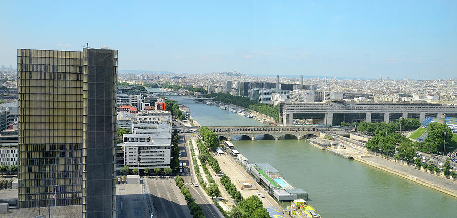 Aerial View Of Paris #6 Photograph by Martial Colomb