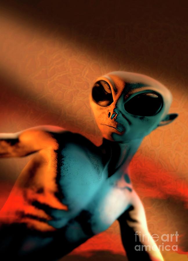 Alien Lifeform Photograph by Victor Habbick Visions/science Photo ...