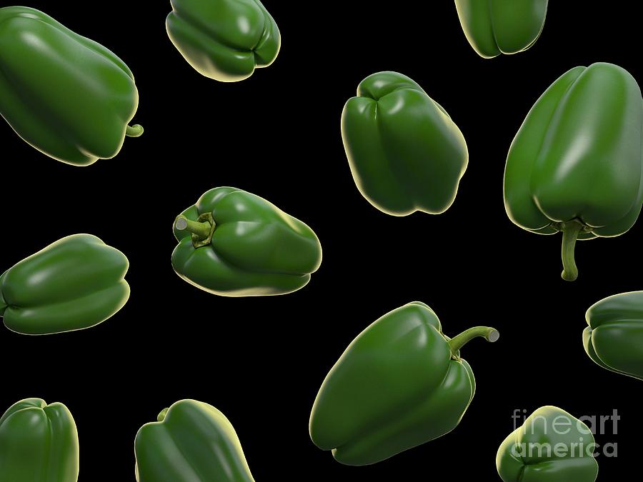 Bell Peppers #6 Photograph by Sebastian Kaulitzki/science Photo Library