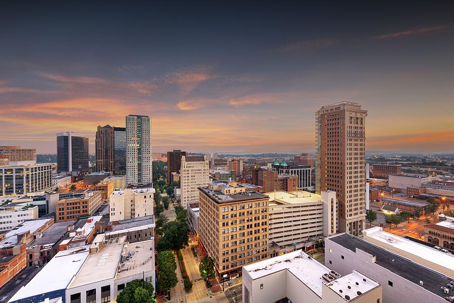 Birmingham, Alabama, Usa Downtown City Photograph by Sean Pavone - Fine ...