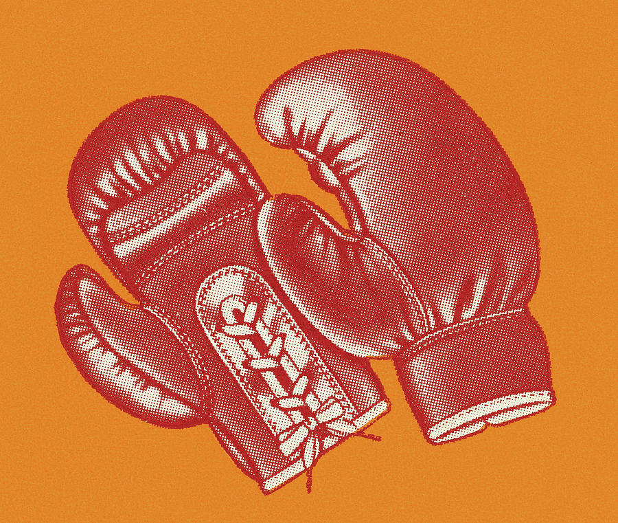 Sports Drawing - Boxing Gloves #6 by CSA Images