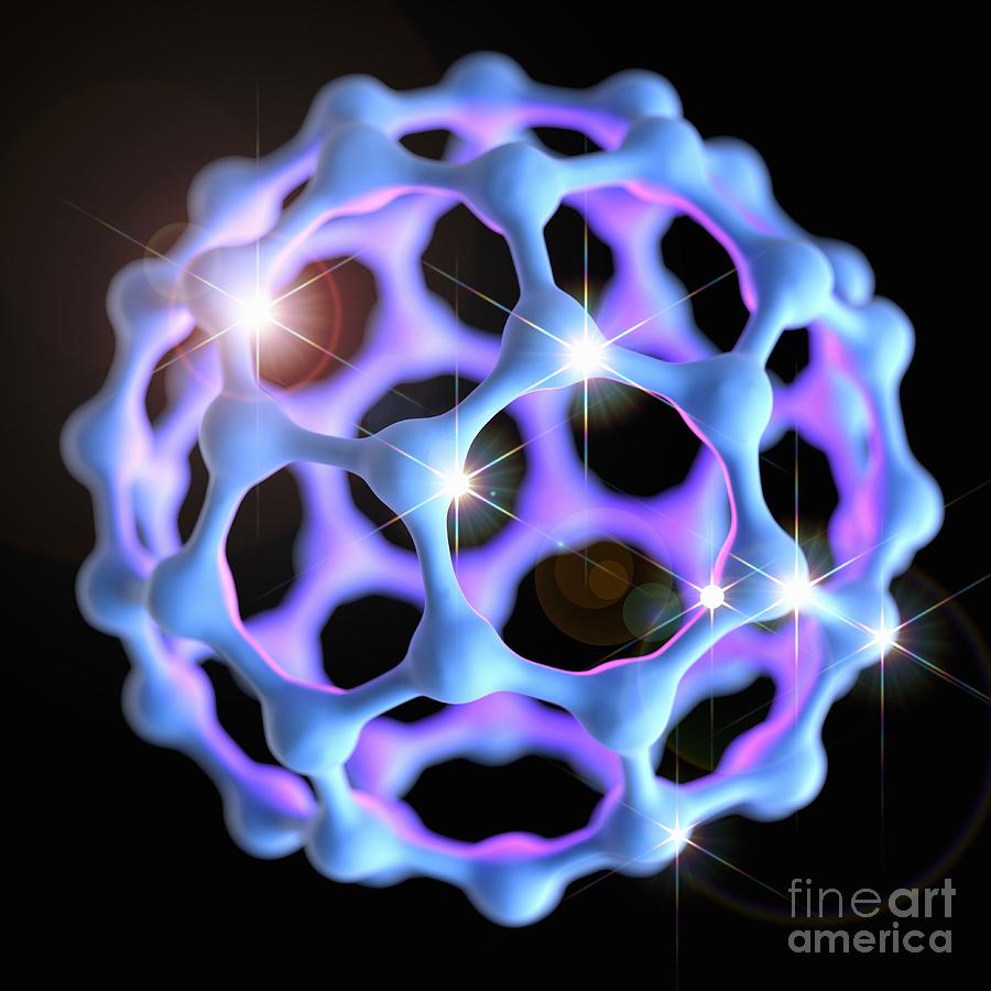 Buckyball C60 Molecule #6 Photograph by Laguna Design/science Photo Library