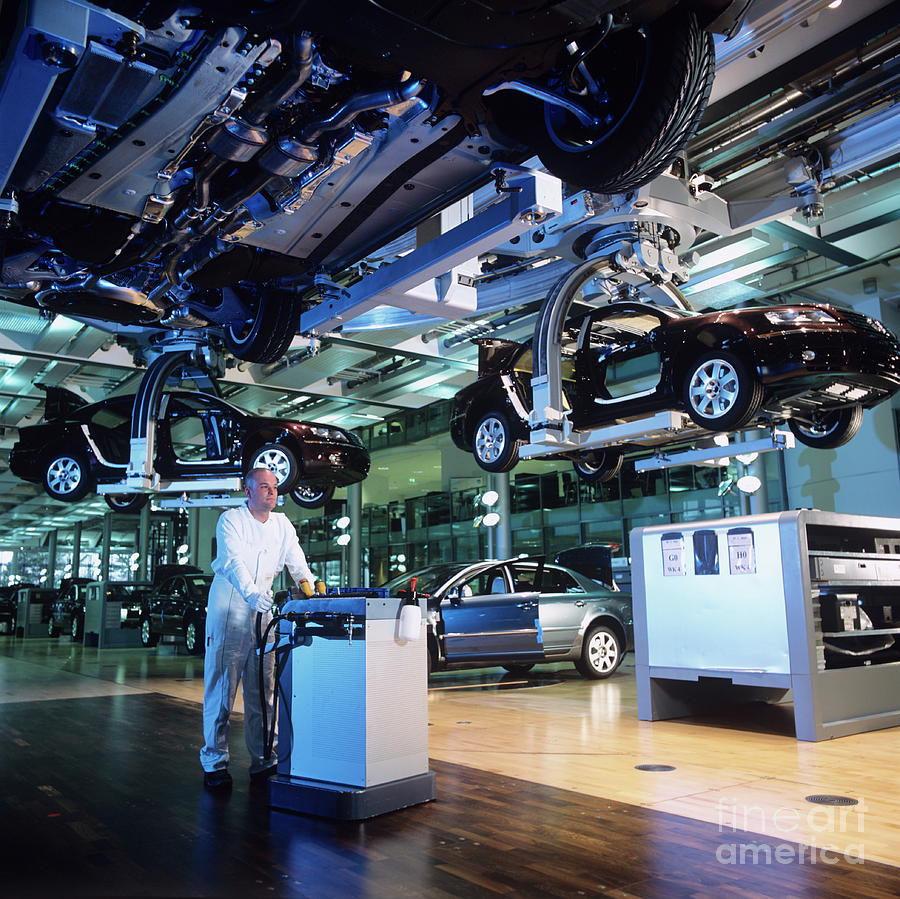 Car Production Line #6 Photograph by Philippe Psaila/science Photo Library