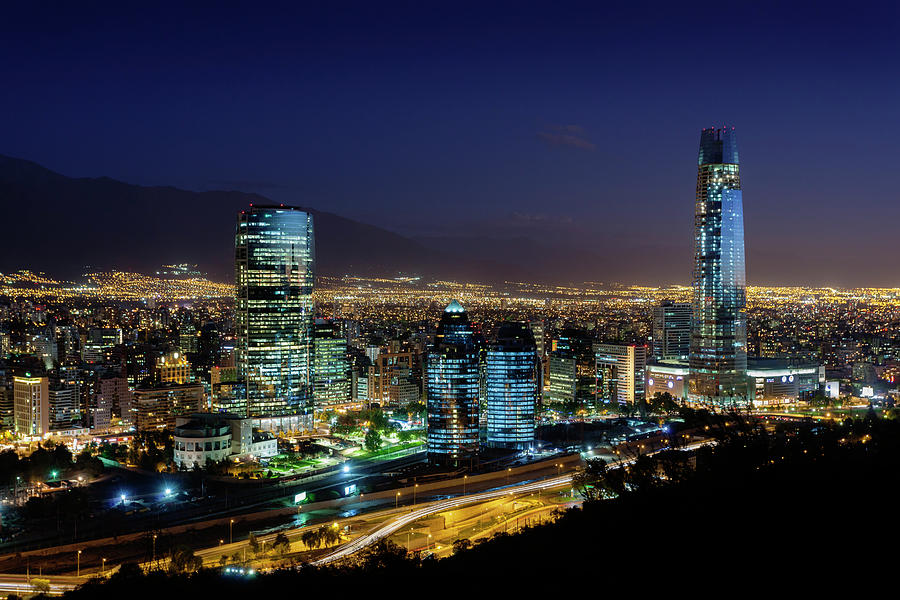 Chile, Santiago, City View #6 Photograph by Walter Bibikow