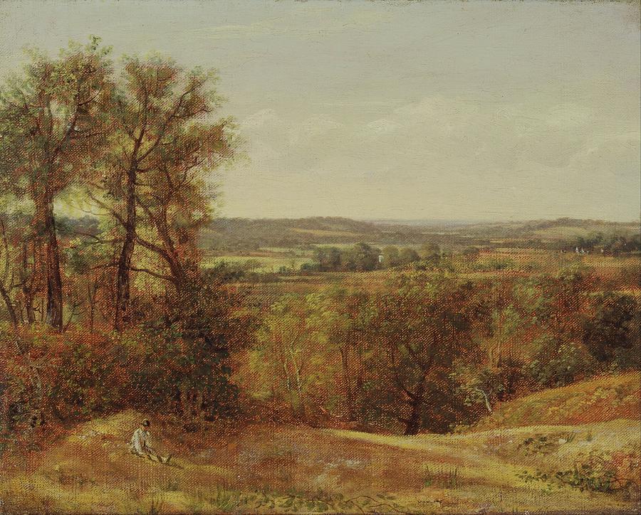 Dedham Vale Painting - Dedham Vale by John Constable