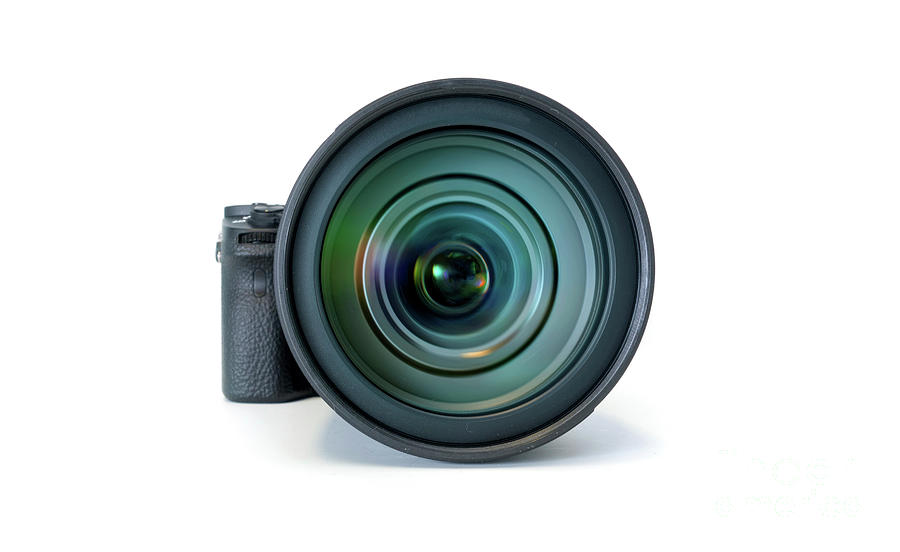Device Photograph - Digital Mirrorless Camera With Zoom Lens #6 by Wladimir Bulgar/science Photo Library