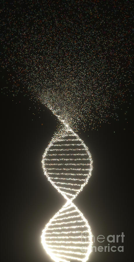 3d Illustration Photograph - Dna Damage #6 by Ktsdesign/science Photo Library