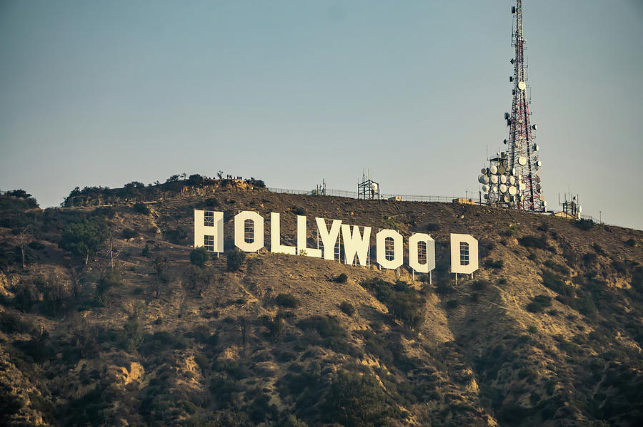 Famous Hollywood Sign On A Hill In A Distance #6 Photograph by Alex Grichenko