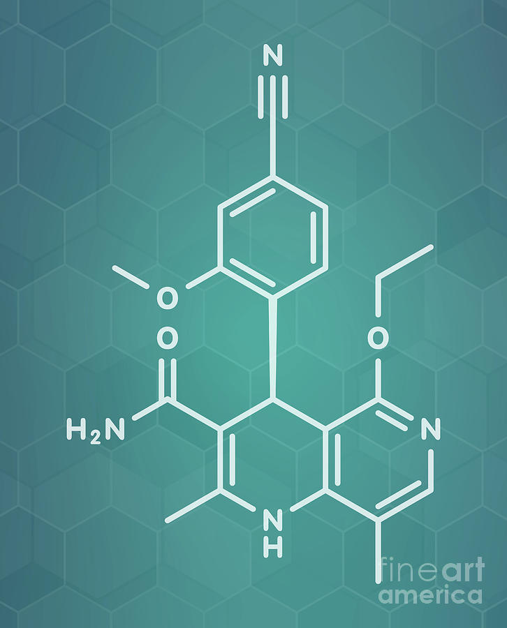 Finerenone Heart Failure Drug Molecule Photograph By Molekuul/science ...