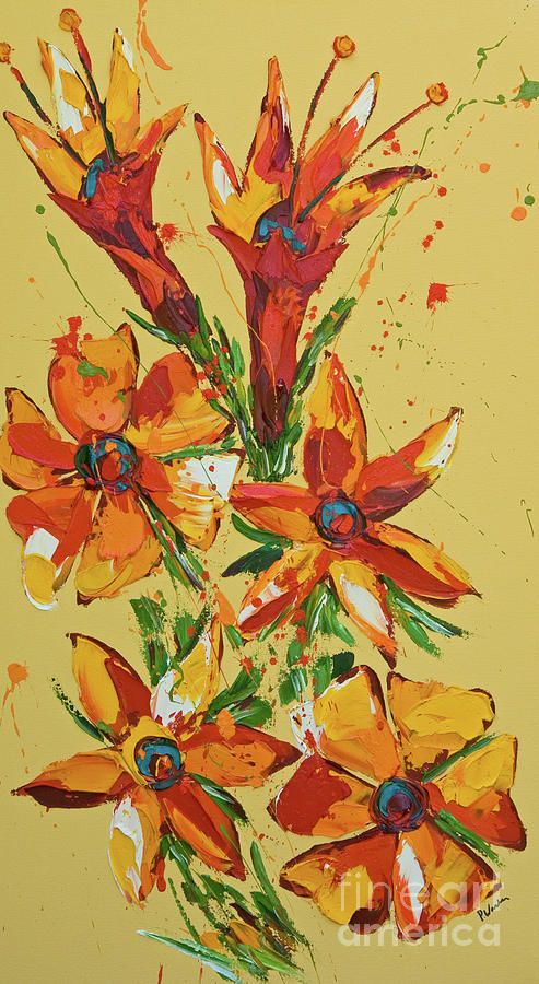 Flower, 2007 Painting by Penny Warden
