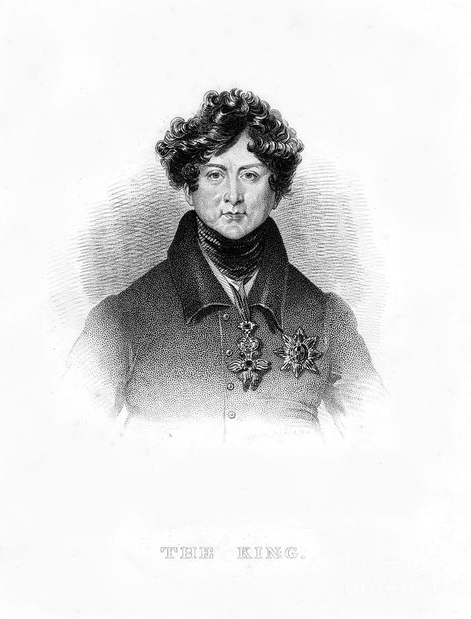 George Iv, King Of The United Kingdom Drawing by Print Collector