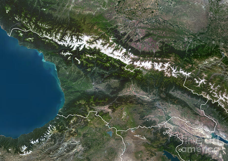 Georgia #6 Photograph by Planetobserver/science Photo Library Georgia #6 Photograph by Planetobserver/science Photo Library