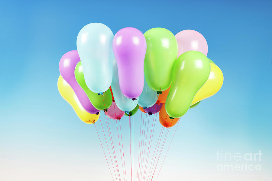 Group Of Balloons #6 Photograph by Wladimir Bulgar/science Photo Library