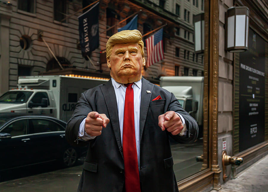 Halloween Costume - Donald Trump Mask Photograph by Robert Ullmann - Fine  Art America