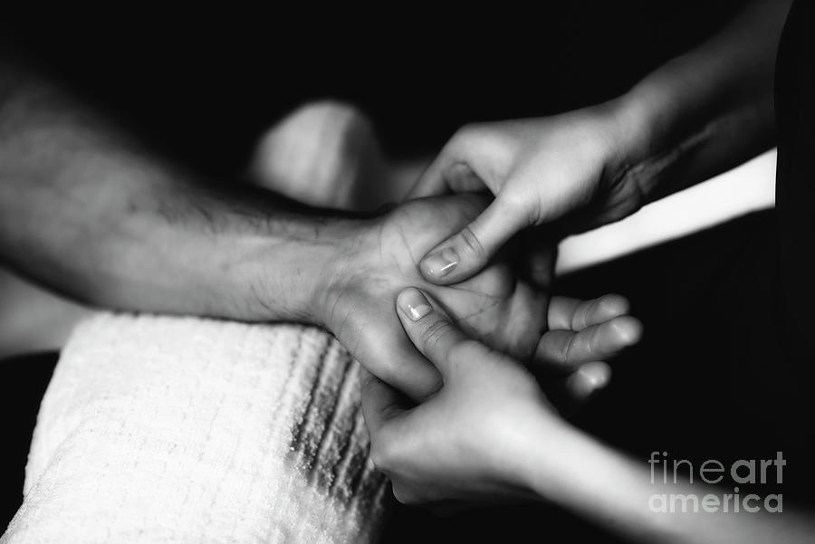 Hand Massage Photograph By Microgen Imagesscience Photo Library Fine Art America 7722