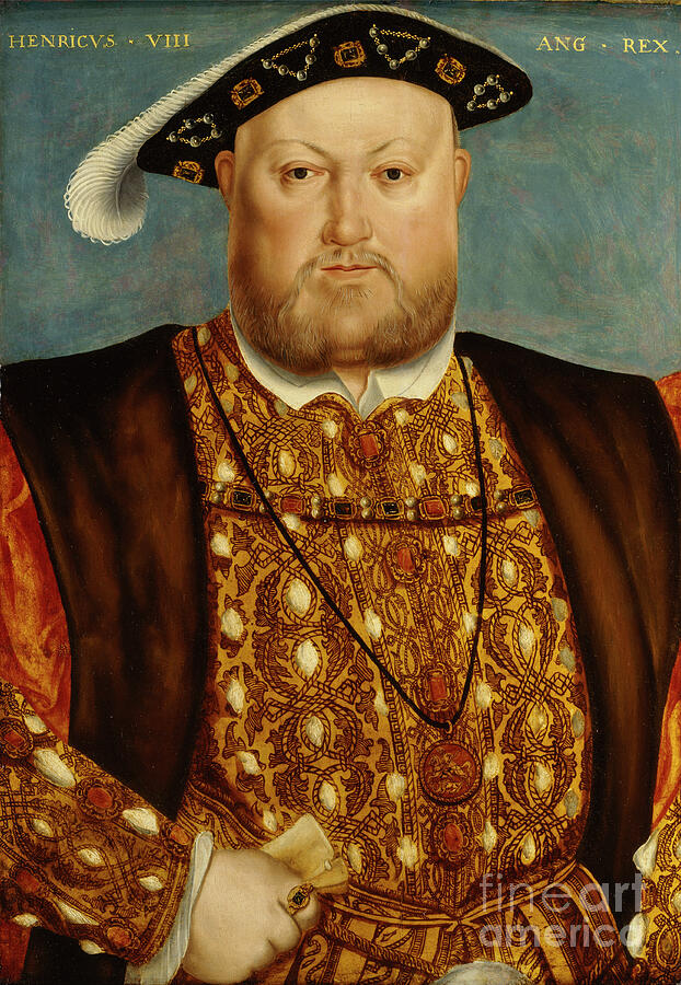 Portrait Painting - Henry Viii by Hans Holbein The Younger