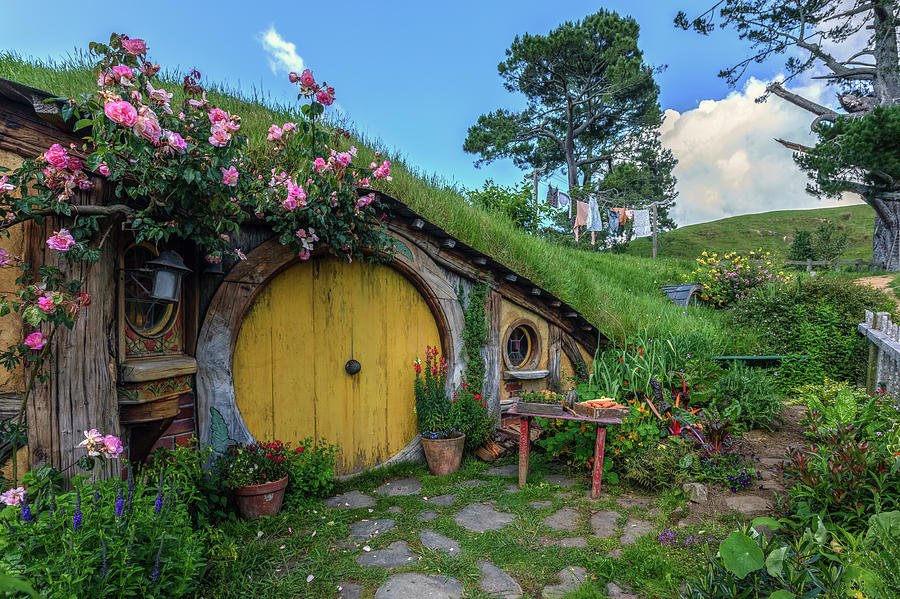 Landscape Photograph - Hobbiton - New Zealand #6 by Joana Kruse