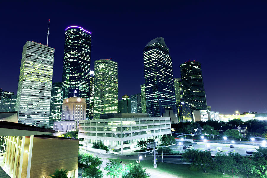 Houston Downtown #6 Photograph by Lightkey