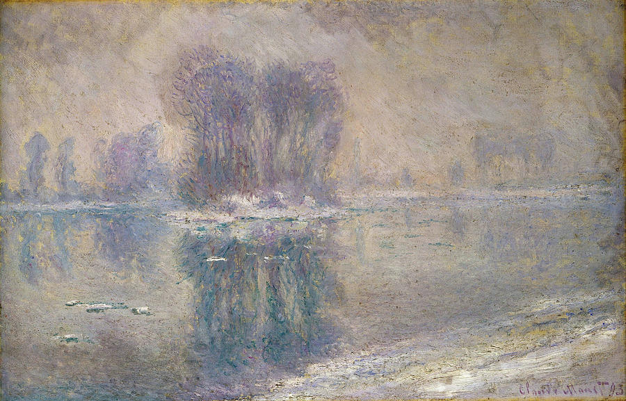 Ice Floes. #6 Painting by Claude Monet