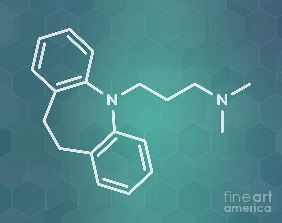 Imipramine Antidepressant Drug Molecule Photograph By Molekuul/science ...