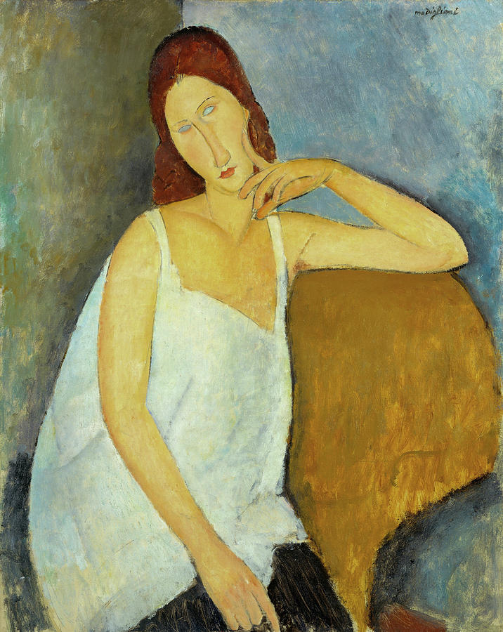 Amedeo Modigliani Painting - Jeanne Hebuterne #6 by Amedeo Modigliani