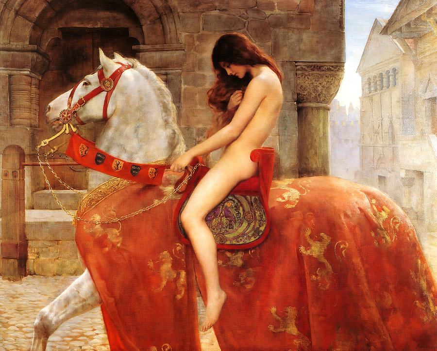 Lady Godiva Painting by John Collier