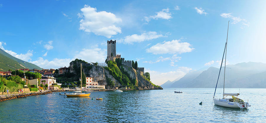 Lake Garda, Veneto, Italy #6 Digital Art by Luca Da Ros