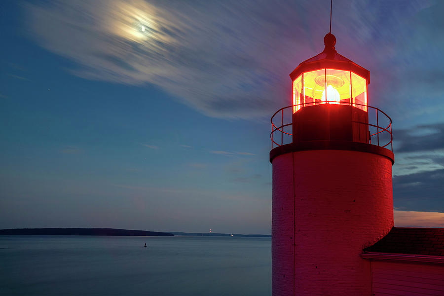 Lighthouse, Bass Harbor, Maine #6 Digital Art by Claudia Uripos